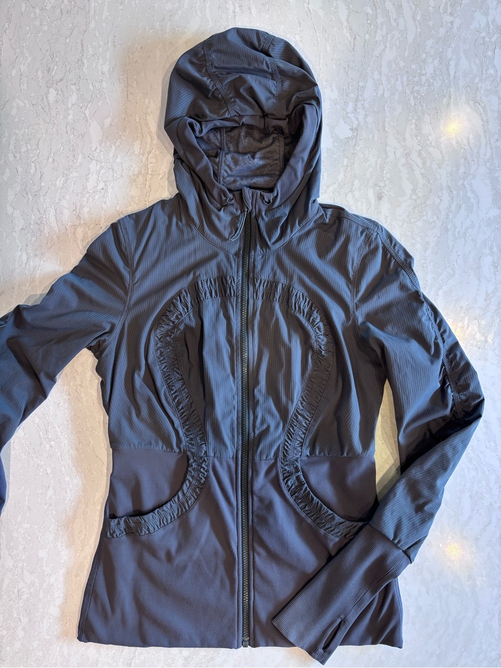 Lululemon Jacket & Pant Set - Slate Gray, Sz. 8